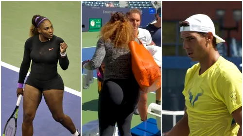 Rafael Nadal s-a intersectat cu Serena Williams la US Open, iar ceea ce a urmat i-a uimit pe toți! Cum au reacționat cei doi | VIDEO