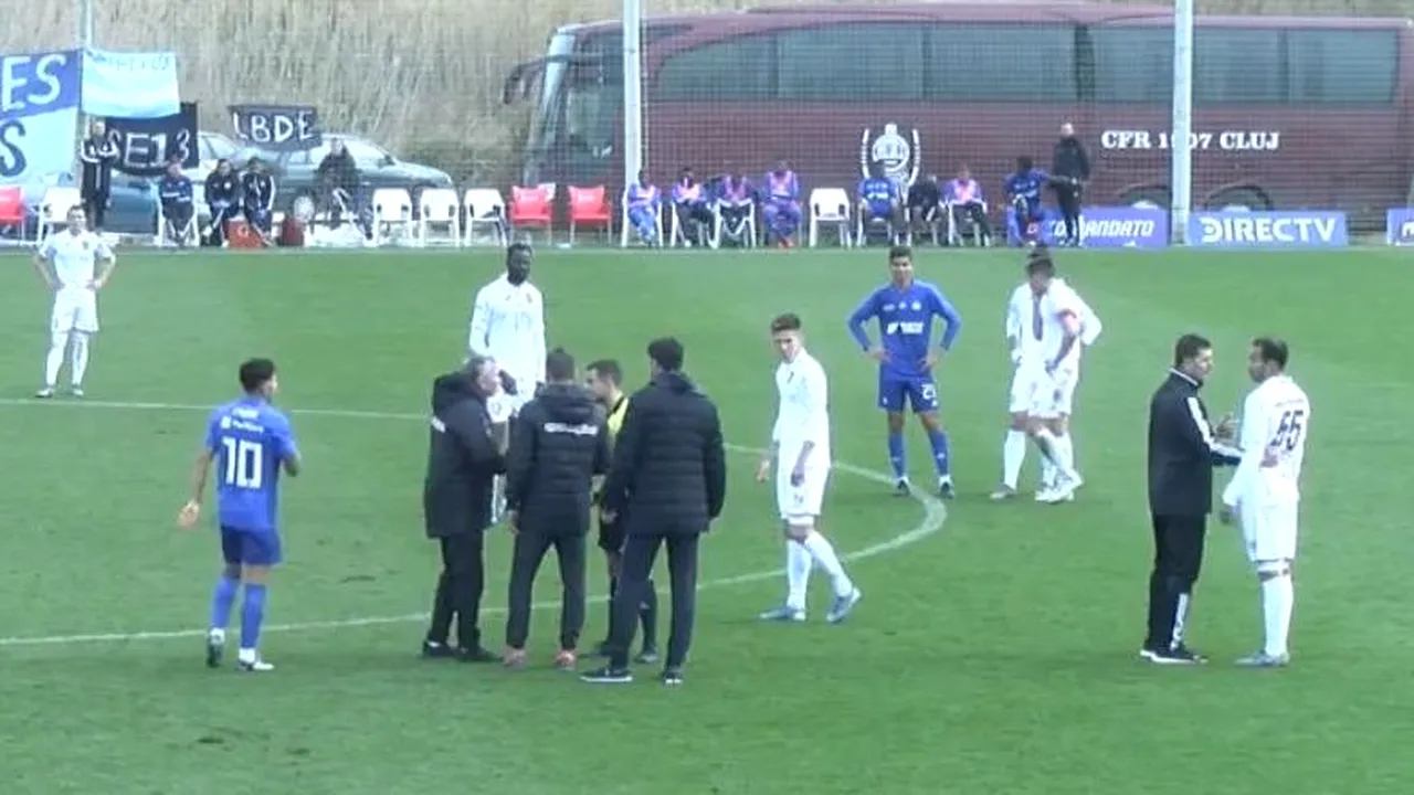 Dan Petrescu, un car de nervi la ultimul amical din Spania! A vrut să scoată echipa de pe teren și s-a certat cu arbitrul! Ce a declarat după meci | VIDEO