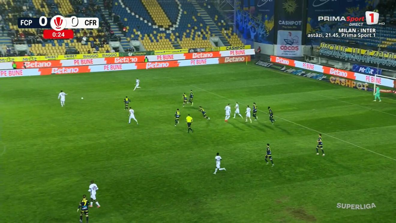 Petrolul - CFR Cluj se joacă în etapa 14 a Superligii. A început meciul de la Ploiești