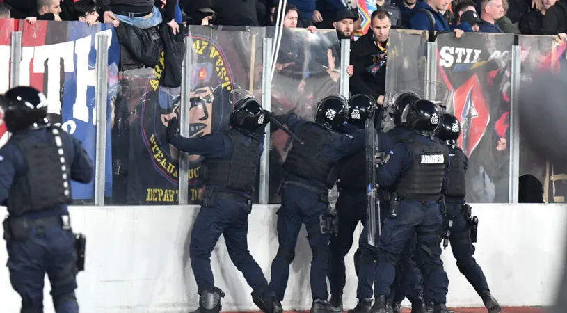 S-a lăsat cu amenzi după incidentele de la ”U” Cluj – Steaua. Jandarmeria i-a sancționat pe fanii ”militarilor”, dar nu știe nimic despre ”vătămarea corporală a vreunui suporter”