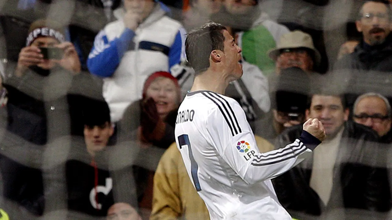 Ronaldo Show!** Real - Atletico Madrid 2-0. Starul lui Mourinho a fost cel mai bun de pe teren, cu un gol, un assist și două bare