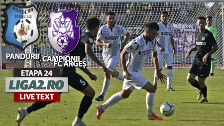 Norma a fost îndeplinită: Pandurii a încasat patru goluri și de la Campionii FC Argeş. Echipa piteșteană a ajuns la un punct de al doilea loc direct promovabil