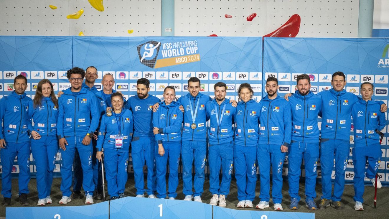 3 medalii pentru Paraclimbing la Cupa Mondială! Cine sunt cei 9 sportivi români participanți