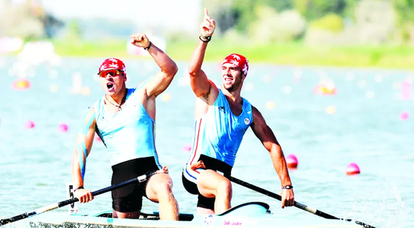 Mihalachi și Dumitrescu, medaliați cu bronz la canoe dublu 1000 metri, la CM de la Szeged