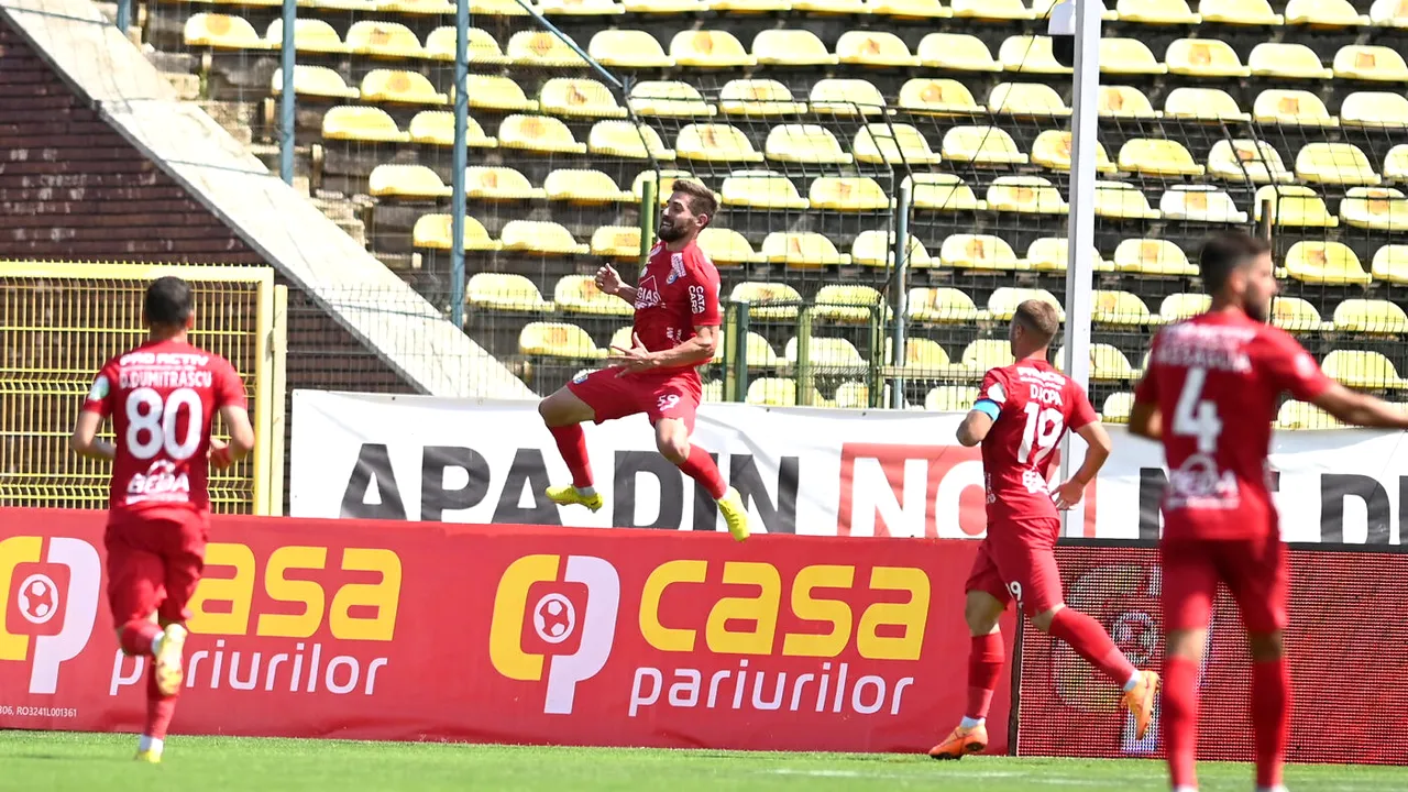 FC Voluntari - Chindia 0-3, în etapa 15. Hegemonia lui Toni Petrea în Superliga continuă