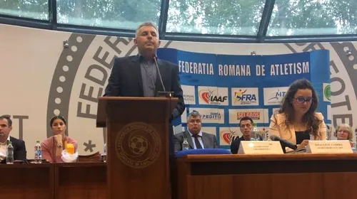 Florin Florea este noul președinte al atletismului românesc, după o victorie obținută în turul 2 de scrutin, în fața lui Traian Badea