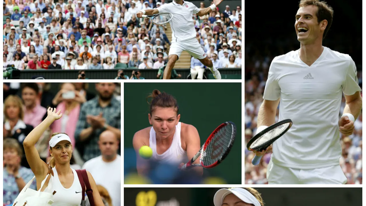LIVE BLOG Wimbledon, ziua a 7-a | Simona Halep - Zarina Diyas se joacă marți, de la ora 13:30. Radwanska și Ivanovic, eliminate