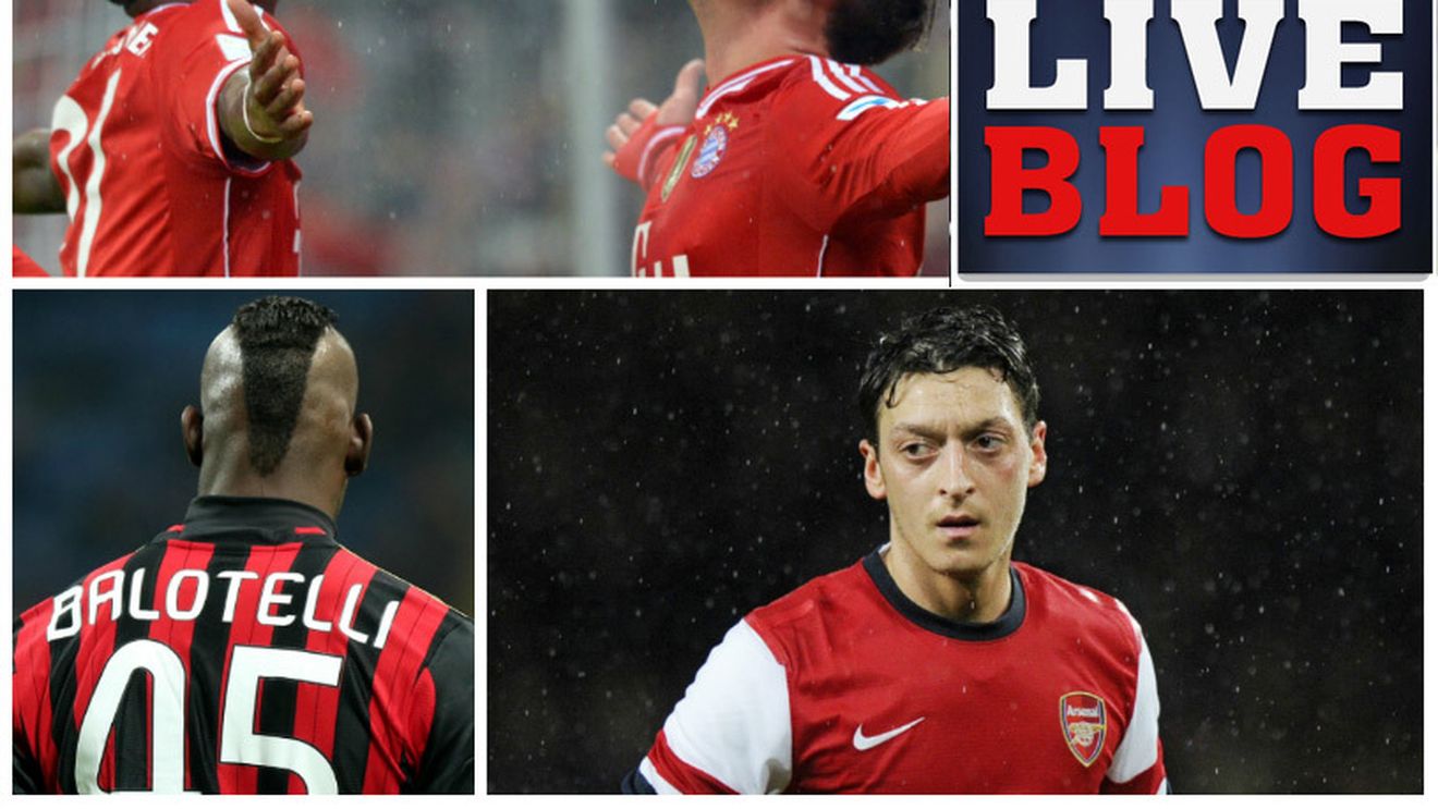 LIVE BLOG Optimi Liga Campionilor. Oaspeții au făcut legea: Arsenal - Bayern 0-2. Milan - Atletico Madrid 0-1