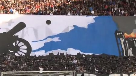 Una dintre coregrafiile originale din 2014. VIDEO - Fanii lui FC Copenhaga le-au făcut o primire "specială" rivalilor de la Brondby