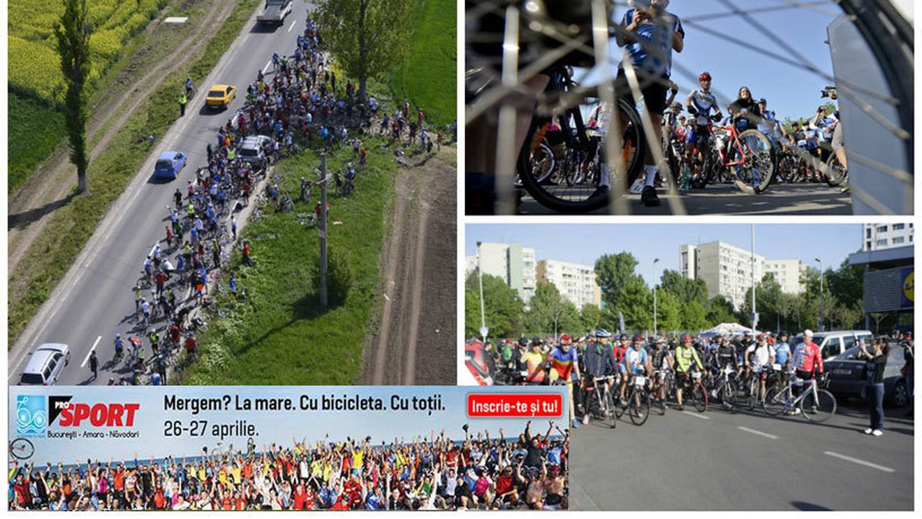 ProSport te invită la ediția a doua din acest an a evenimentului "Cu Bicicleta la Mare"