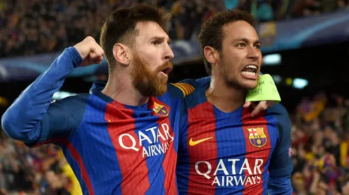 „Palma” lui Neymar pentru Messi: „Nimeni nu se compară cu el!”