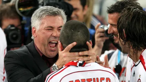 Ancelotti: „Beckham va juca pe postul lui Gattuso”