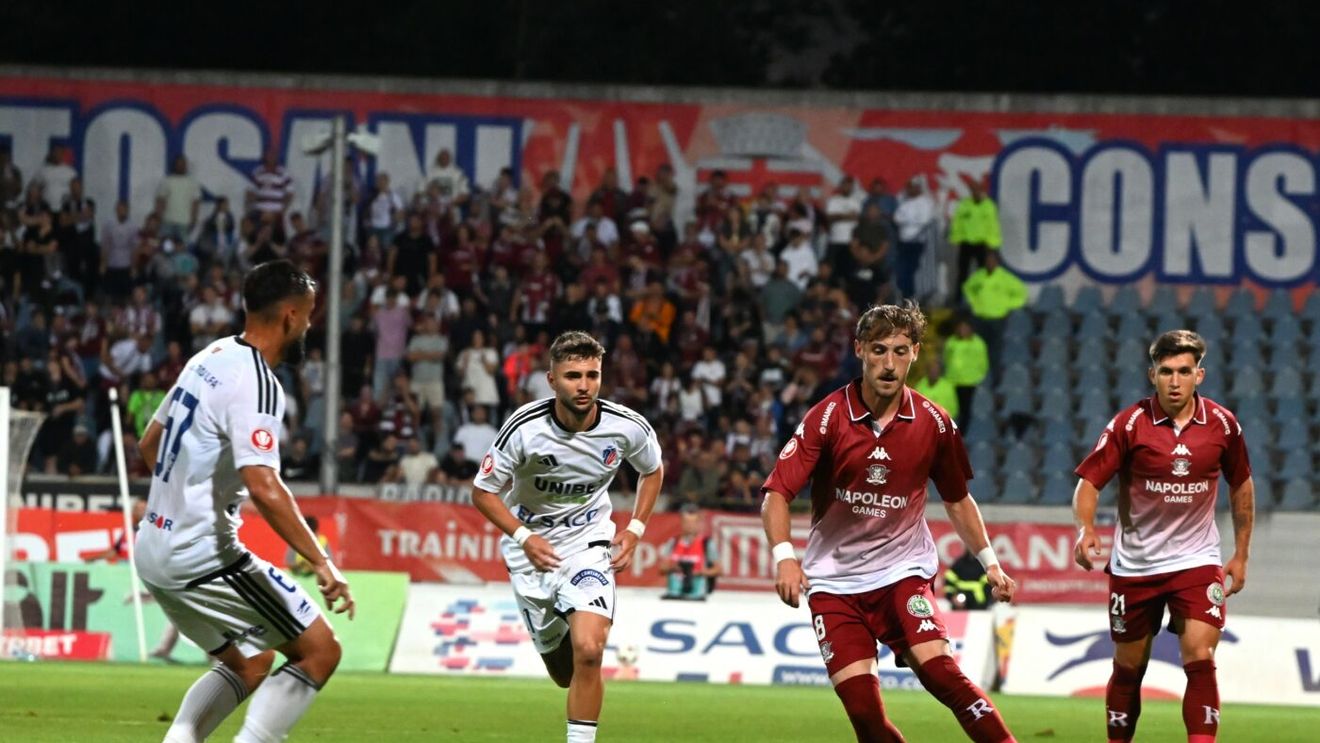 FC Botoșani - Rapid 0-0 Live Text Online, în etapa 2 din Superliga. Ocazie uriașă pentru oaspeți! Ciobotariu șutează puțin pe lângă poartă