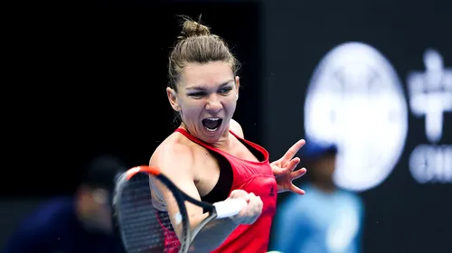 Prima reacție a Simonei Halep după victoria din meciul de debut din Singapore. „Mi-am îmbunătățit serviciul!”