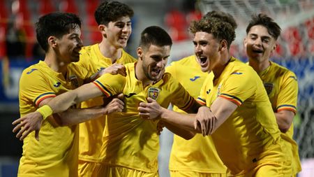 România U20 - Turcia U20 3-1. Victorie pe final de meci pentru naționala lui Costin Curelea