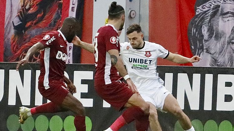 FC Hermannstadt – CFR Cluj 0-1, în etapa 27 din Superliga. Trupa lui Pancu se impune la Sibiu grație golului lui Biliboc și urcă pe loc de play-off
