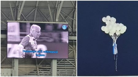 Clipe emoționante pe „Ion Oblemenco”, înainte de Universitatea Craiova - FCSB! Cum l-au omagiat oltenii pe Nicolae „Țâcă” Zamfir | FOTO