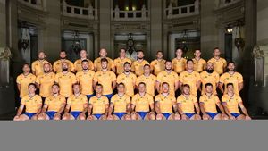 O fotografie pentru istorie! Echipa României care va participa la Cupa Mondială din Anglia, competiție care va debuta pe 18 septembrie