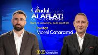 „Ai Aflat! cu Ionuț Cristache” începe marți, 16 decembrie, de la ora 15.00, live pe Gândul. Invitat: Viorel Cataramă