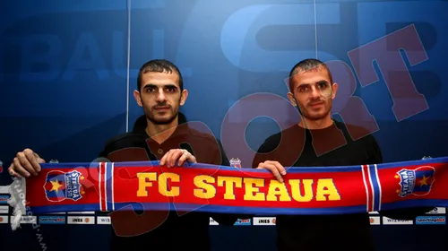 FOTO** Frații Karamyan au semnat cu Steaua! „Vrem să-l facem fericit pe Stoichiță!”