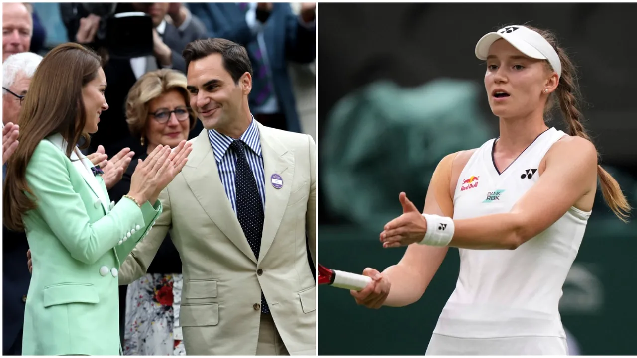 Campioana en-titre Elena Rybakina era să o comită la Wimbledon, sub ochii lui Roger Federer și ai prințesei de Wales! Ce a făcut în primul meci de pe Terenul Central | VIDEO