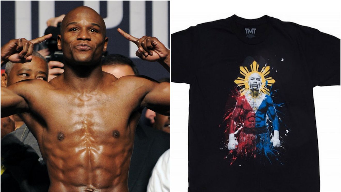 Aroganță marca Mayweather. Tricou "King of the Ring", cu un simbol al lui Pacquiao