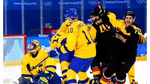 Surpriză de proporții în turneul olimpic de hochei: Suedia a fost eliminată de Germania. Cum arată cele două semifinale la PyeongChang