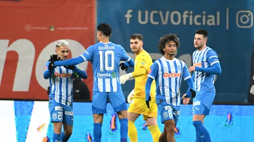 Transferul carierei, după Universitatea Craiova – Dinamo București 1-1