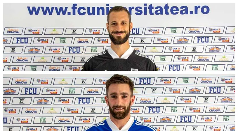 ”FC U” Craiova a mai făcut două transferuri! Un fundaș italian fost la ACS Poli și un atacant argentinian, sub comanda lui Nicolo Napoli