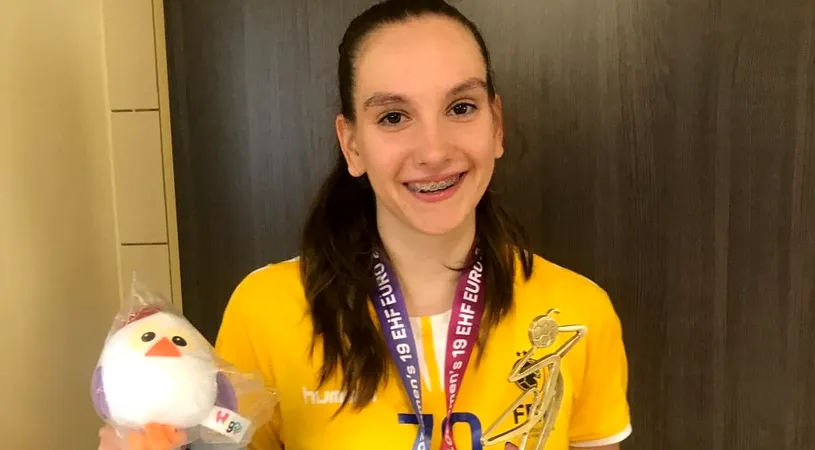 Urmașă pentru Cristina Vărzaru, Ramona Farcău și Ada Nechita! O jucătoare din naționala de tineret a fost inclusă în echipa ideală a Campionatului European