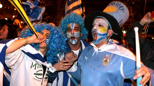 Uruguayenii, mândri de echipa națională!