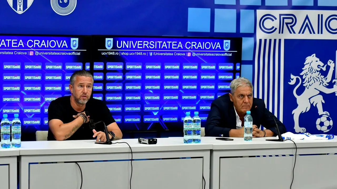 Tensiune maximă la Universitatea Craiova: Mihai Rotaru e furios pe Sorin Cârțu, după ce președintele i-a stricat „gentlemen's agreement”-ul pe care îl avea cu Laurențiu Reghecampf privind despărțirea de antrenor | EXCLUSIV
