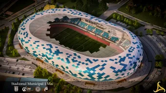 Guvernul a aprobat hotărârea privind construirea unui nou stadion la Slatina! Complexul Sportiv ”1 Mai”, ultramodern