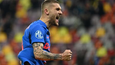 Oțelul Galați - FCSB 1-4, în etapa 18 din Superligă. Campioana s-a distrat cu trupa lui Dorinel Munteanu, Daniel Bîrligea fiind one-man show! Roș-albaștrii urcă pe podium!
