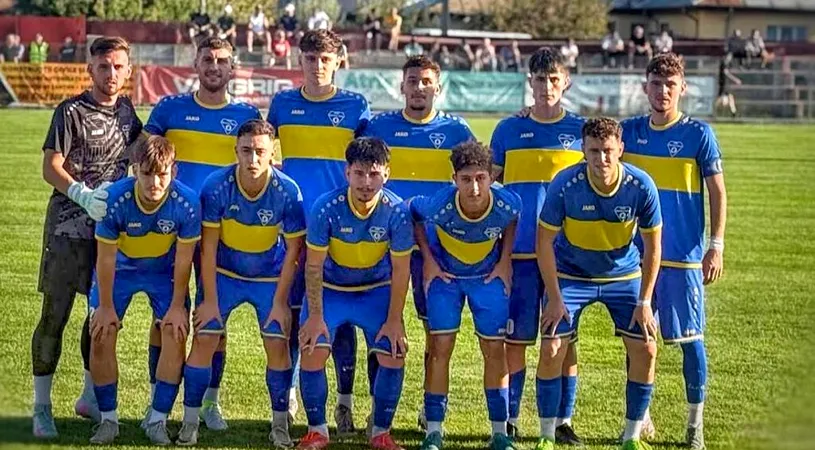 ”Grădinița” din Liga 3. Echipa cu cea mai mică medie de vârstă din campionat, parte din Seria 2. Cei mai tineri jucători au 15 ani