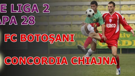 Golul lui Bălțoi duce Chiajna pe locul doi!** FC Botoșani - Concordia 0-1