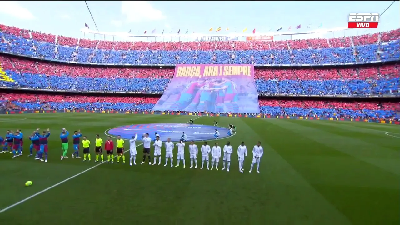 Spectacol total pe Camp Nou! Ce au făcut suporterii Barcelonei la marele derby cu Real Madrid | FOTO