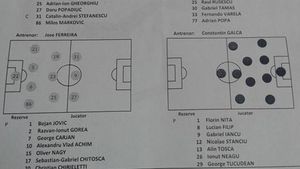 Gafă pe foaia de joc la Ceahlăul - Steaua. FOTO | Vezi greșeala? Ce jucător apare pe teren