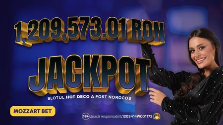 ADVERTORIAL. Record absolut la Mozzart Bet: 1,2 milioane RON câștigați cu doar 1 RON miză!