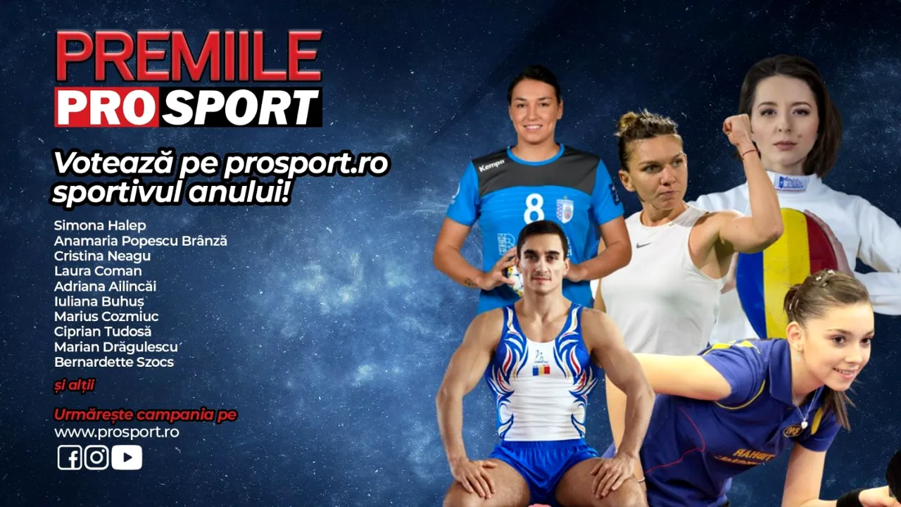 PREMIILE PROSPORT - Votează „Sportivul anului”