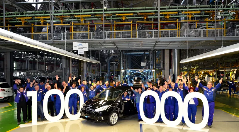 GALERIE FOTO: Ford a construit luni vehiculul B-MAX cu numărul 100.000