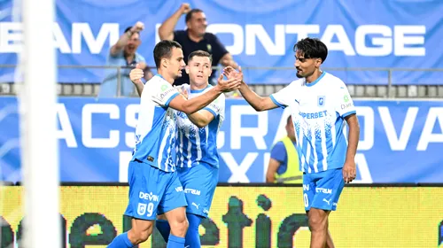 Universitatea Craiova – Sarajevo 4-0. Elevii lui Mirel Rădoi obțin calificarea en-fanfare în turul 3 preliminar al Conference League