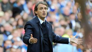 Surpriză pentru Mancini. FOTO - Fanii lui City i-au mulțumit cu un gest inedit