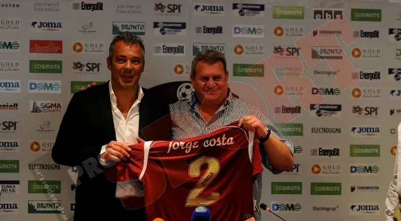 FOTO** Jorge Costa a fost prezentat oficial la CFR: 