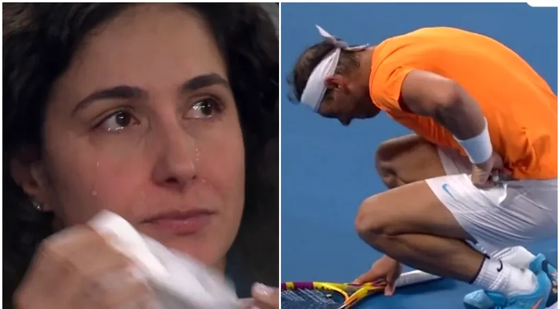 Rafael Nadal, OUT de la Australian Open în turul 2! Imagini incredibile: soția spaniolului n-a mai suportat și a izbucnit în plâns | VIDEO