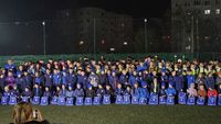 Moș Crăciun a venit la Academia Daco-Getica! 400 de tineri fotbaliști au primit cadouri