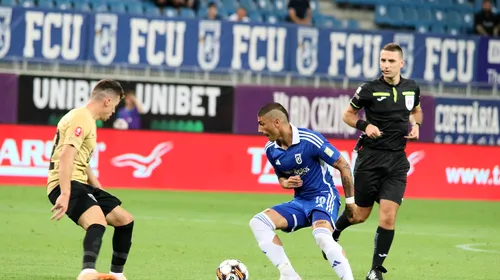 FC U Craiova – FC Voluntari 3-1, în etapa a cincea din Superliga | Nicolae Dică obține prima victorie pe teren propriu la echipa din Bănie, după un recital ofensiv oferit în prima repriză!