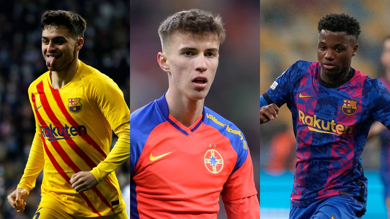 Clauzele fotbaliștilor de la Barcelona! Octavian Popescu, la egalitate cu veteranii Dani Alves și Aubameyang! Suma uriașă cerută de catalani pentru Ansu Fati și Pedri