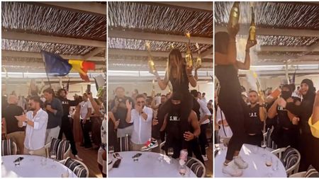 Adrian Mititelu jr, party de mii de euro la Saint-Tropez! Fiul patronului de la FC U Craiova a făcut show. Ce șampanie și-a luat și cum a dansat pe muzica lui Florin Salam | VIDEO