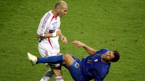 „I-am spus ceva foarte stupid”. Materazzi a făcut dezvăluirea așteptată de toată lumea, la 10 ani de la incidentul cu Zidane